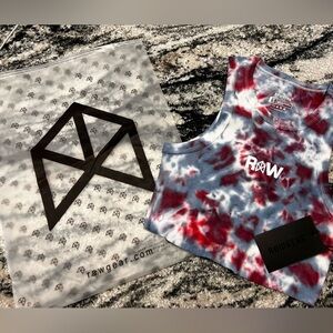 NWT Raw Gear cropped tie dye shirt. Size S. Anthro brand. Awesome. Cute. Need.